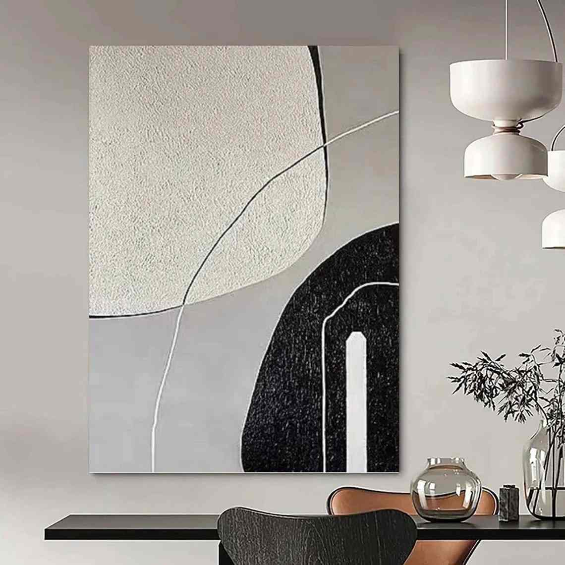 Black_Grey_White_Textured_Abstract_Wall_Art_3KY9Q wall art